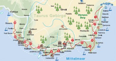 Lycian Way Accomodation List